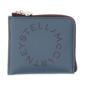 Stella McCartney Stella McCartney, Wallets & Cardholders, female, Blue, Size: ONE SIZE Logo Zip Wallet