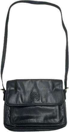 Loewe Pre-owned Cross Body Bags, female, Black, Size: ONE SIZE Pre-owned Crossbody Bag