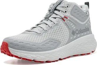 Columbia Konos TRS Outdry Mid Womens Climbing Shoes Grey Ice/Poppy Red : 10.5 B - Medium, Rubber