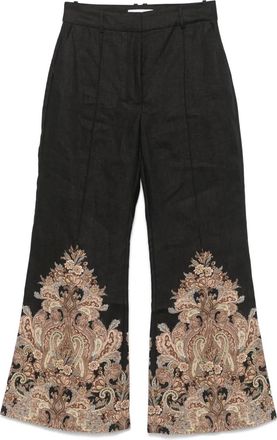 Zimmermann Pantaloni Dawning - Nero