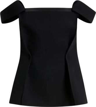 Khaite Yasmina Top - Dames - Tops zonder mouwen - Zwart - S - Polyester - Tops