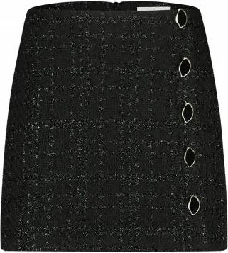 Fab By Fabienne Chapot Dionne Skirt - Dames - Korte rokken - Zwart - M - Polyester - Rokken