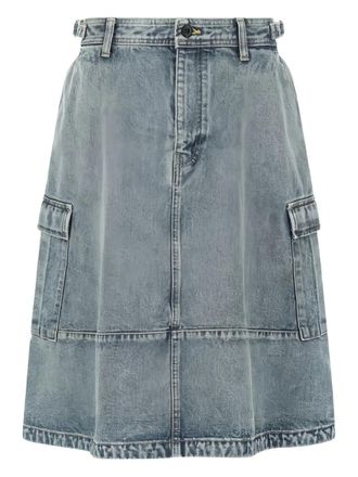 Balenciaga Denim rok - Blauw