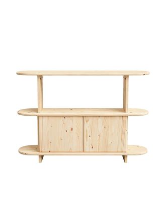 Hannun Aparador de madera de abeto en color beige de 120 cm