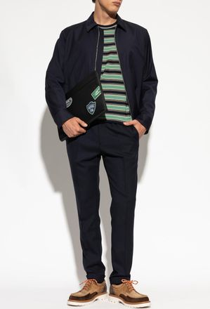 Paul Smith Wool Trousers, Mens, Navy Blue