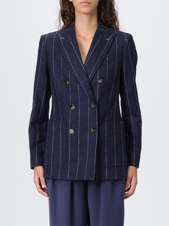 Max Mara Blazer a doppioptto gessato Max Mara
