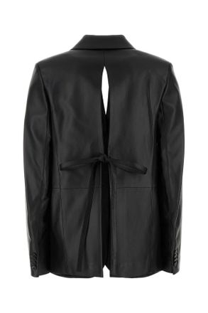 Loewe S359y19lak Black Giacche E Gilet Jacket