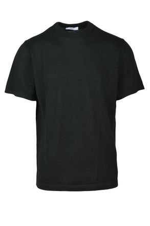 Cruna Black Virgin Wool Mens Under Jacket Sweater