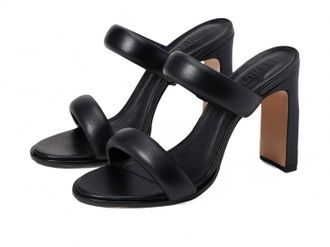 Schutz Womens Deri Heeled Sandal In Black