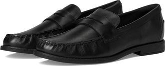 Rockport Weslin Womens Flat Shoes Black Leather : 8.5 M (B)