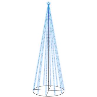 vidaXL &Aacute;rbol De Navidad C&oacute;nico 732 Leds Azul 160x500 Cm Vidaxl