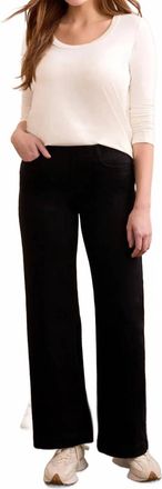 Tribal Audrey Boundless Stretch Denim Pull On Flare Jeans In Black