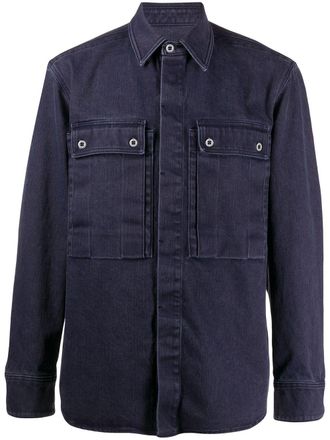 Diesel Camicia con applicazione - Blu