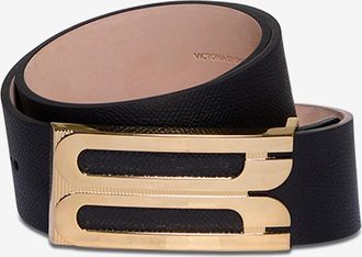 Victoria Beckham G&uuml;rtel aus Saffianoleder Frame Jumbo - 40 mm