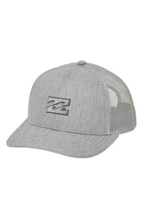 Billabong All Day Snapback Trucker Hat in Heather Gray at Nordstrom