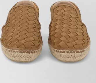 Castaner espadrilles woven design round toe rubber sole