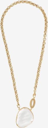 Gas Bijoux Goldene Halskette mit Holz Billy Silia GM