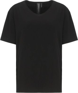 Norma Kamali Top met ronde hals - Dames - T-shirts - Zwart - M - Tops