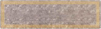 vidaXL Pasillo De Alfombra Marsa Gris 100 X 350 Cm Poli&eacute;ster Y Pvc Vidaxl