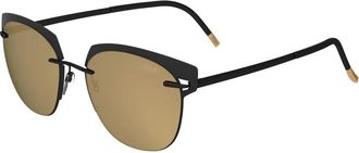 Silhouette Accent Shades Zonnebril - Dames - Zonnebrillen - Zwart - ONE Size - Accessoires