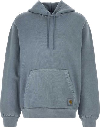 Carhartt Work in Progress Carhartt Wip Powder Blue Cotton Hooded Torion Sweat