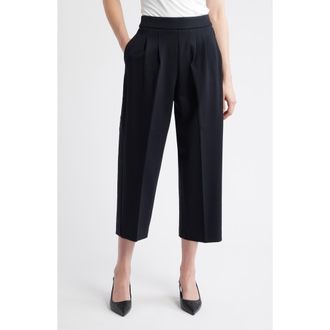 Spanx Ponte Knit Pleated Tuxedo Pants in Classic Black at Nordstrom Rack, Size X-Small