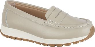 Jo & Joe Womens Genuine Suede Loafer Cushioned Chunky Sole Slip-On Shoes (Smoke, UK Footwear Size System, Adult, Women, Numeric, Medium, 5)