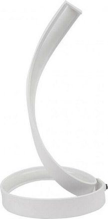 Trade Shop Trade Shop Traesio - Trade Shop - Lampada Por Tavolo Led Modern To Spiral Curva 12watt Luz Por Comodino Bianca D05