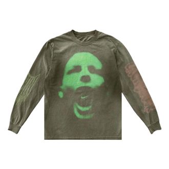 Travis Scott Cactus Jack by Travis Scott x Nike T-Rexx Logo Long-Sleeve T-Shirt Green 01945-10004CJBTSX-GREE-556
