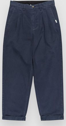 Element Big Pleated Chino Hose blau