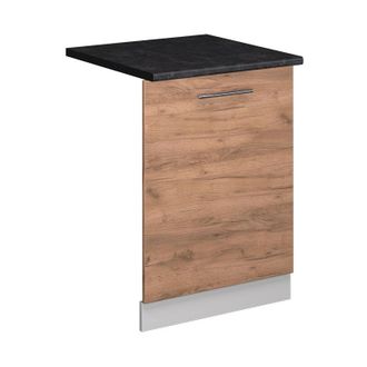 Vicco Panel Frontal Del Lavavajillas Fame-line, Roble Dorado, 60 Cm, Et Antracita Vicco