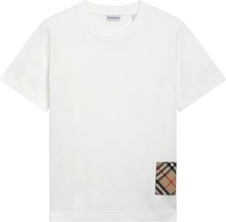 Burberry Camiseta Frankie - Tops - Mujer - Blanco - XS
