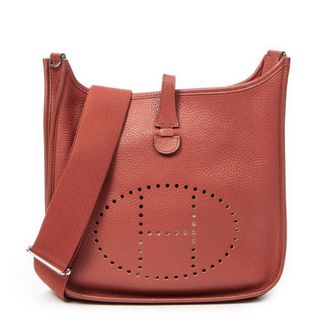Hermès Pre-owned Womens Evelyne III PM Shoulder Bag - Orange - One Size