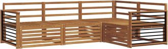 vidaXL Conjunto De Sof&aacute;s De Exterior 4 Uds. Natural Vidaxl