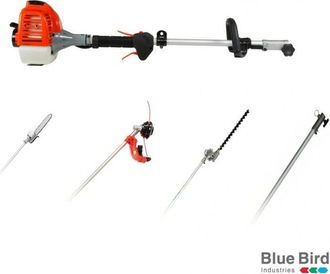 Blue Bird Desbrozadora Multifunci&oacute;n Blue Bird Combi 341 2t Motor 32,6 Cc 4 Accesorios