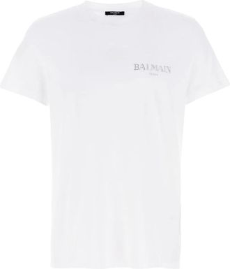 Balmain Hombre, Camisetas, Blanco, Talla: XL