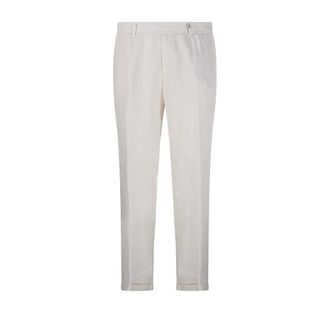 Myths Slim-fit Trousers, male, White, Size: XL Long Pant