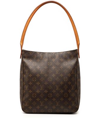 Louis Vuitton 2002 Monogram Looping GM shoulder bag - Brown