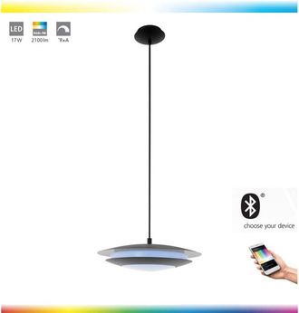Eglo Eglo - Smart Home led Lampada a sospensione a soffitto rgb Daylight Living Room App Hanging Light 33329