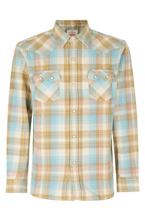 Fortela Multicolor Check Brushed Cotton Flannel Shirt