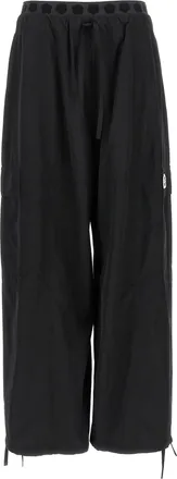 Kenzo Black Polyester Cargo Womens Pants