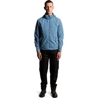 Lyle & Scott Long Sleeve Stow Away Jacket in Ocean Sky at Nordstrom, Size Xx-Large