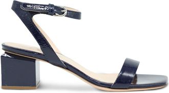 AGL Angie 60mm patent-leather sandals - women - Leather/Leather/Patent Calf Leather - 10 - Blue