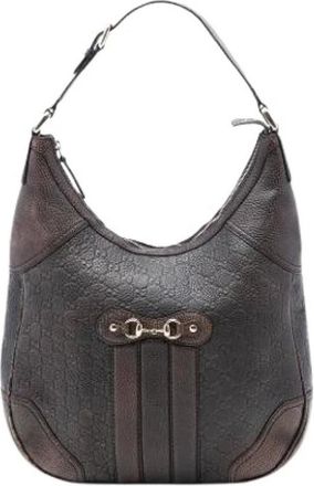 Gucci Pre-owned Shoulder Bags, female, Brown, Size: ONE SIZE Pre-owned Vintage Shoulder Bag
