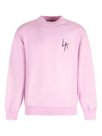 Local Authority crew-neck cotton sweatshirt - Pink
