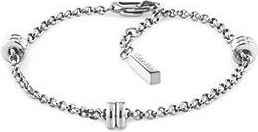 Calvin Klein Opvallende roestvrijstalen kralen-kettingarmband