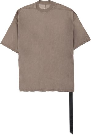 Rick Owens Brown Solid Crew Neck T-Shirt