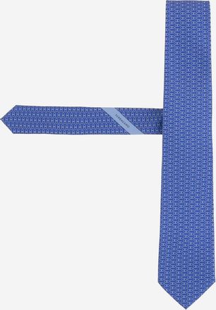 Ferragamo Mens Tie, Light Blue Silk Ties & Bow
