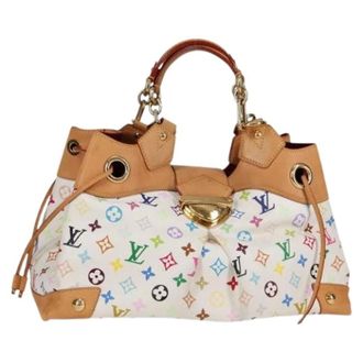 Louis Vuitton Pre-owned Handbags, female, White, Size: ONE SIZE Pre-owned Vintage Monogram Multicolor Tote