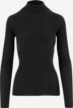 SA SU PHI Womens Sweater Cashmere And Silk Black